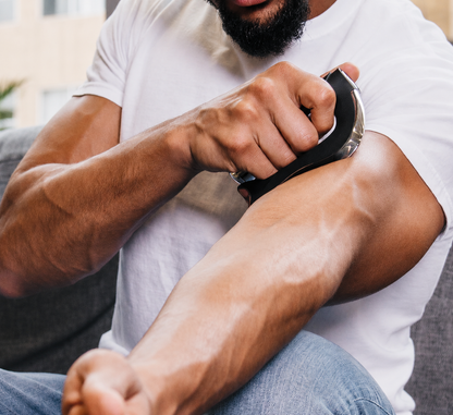 Masseur Musculaire Chauffant & Vibrant Fascia Électrique
